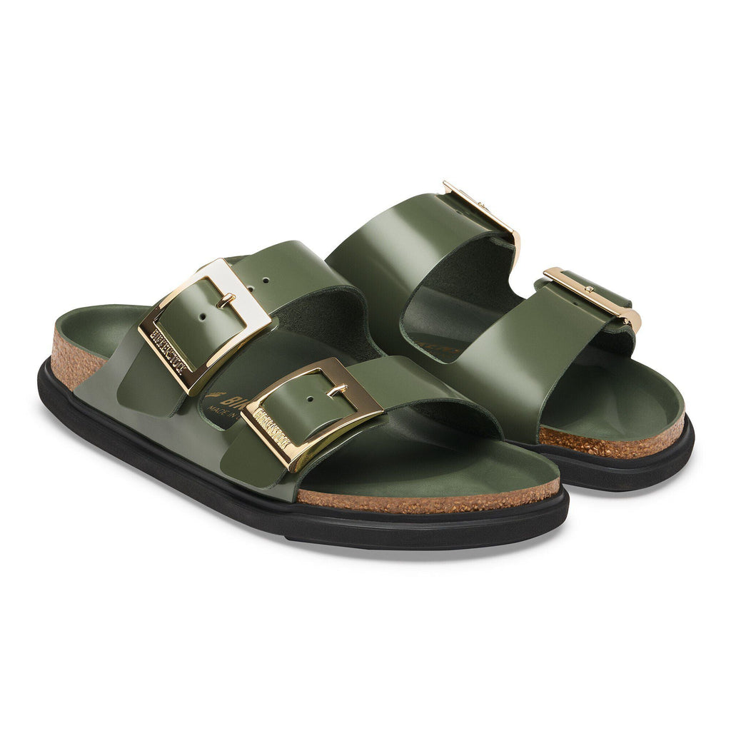 Arizona Droplet Buckle Natural Leather Patent