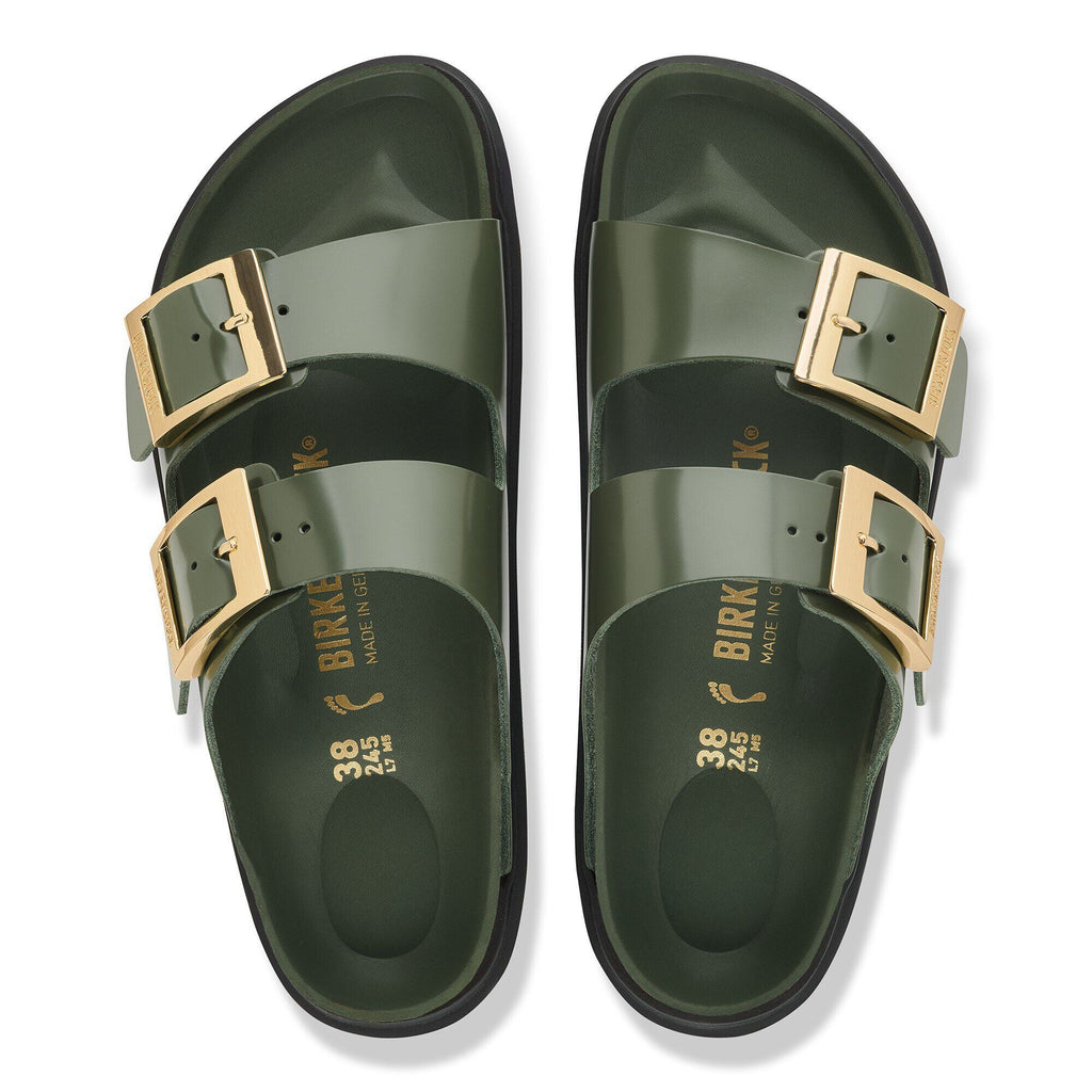Arizona Droplet Buckle Natural Leather Patent