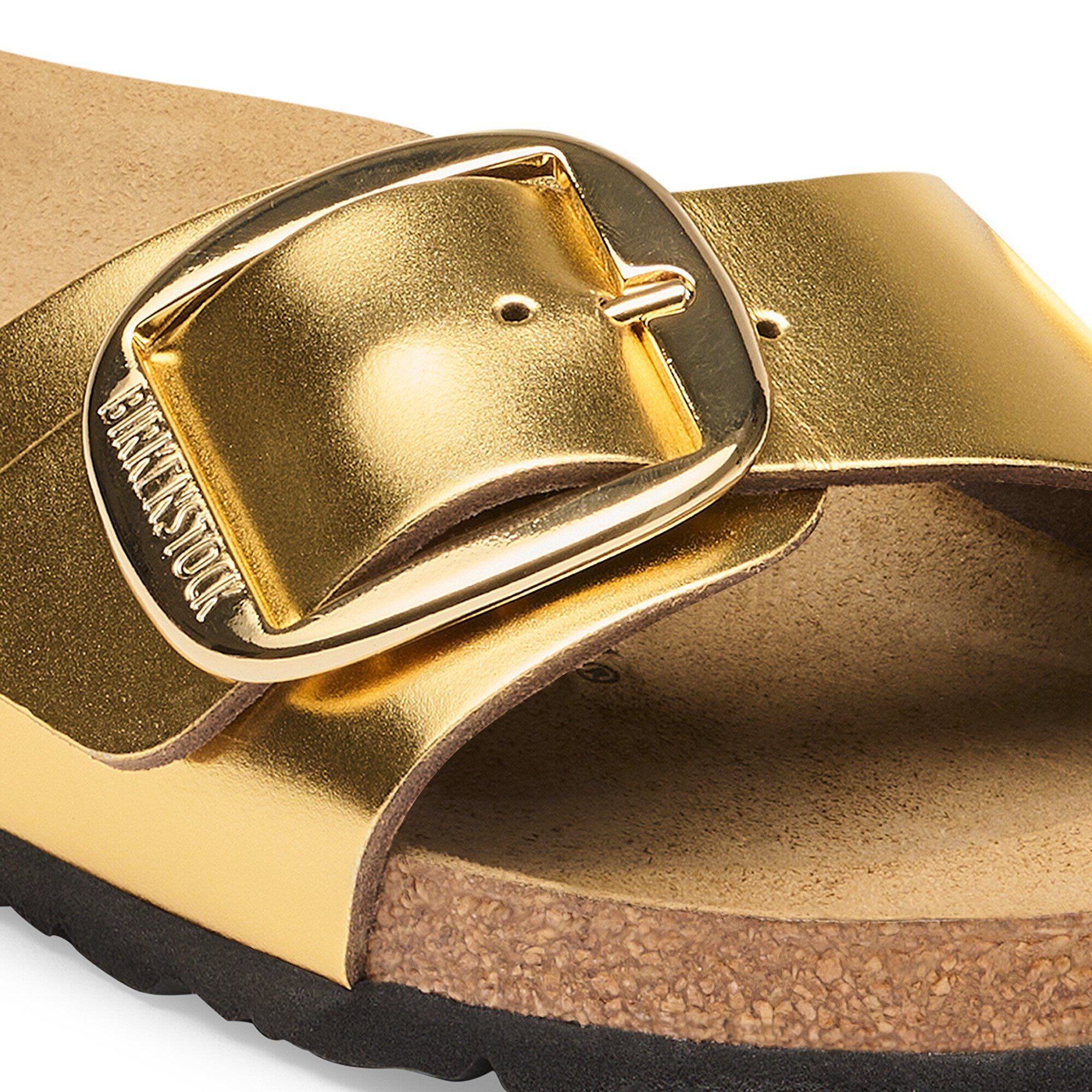 Madrid Big Buckle Natural Leather