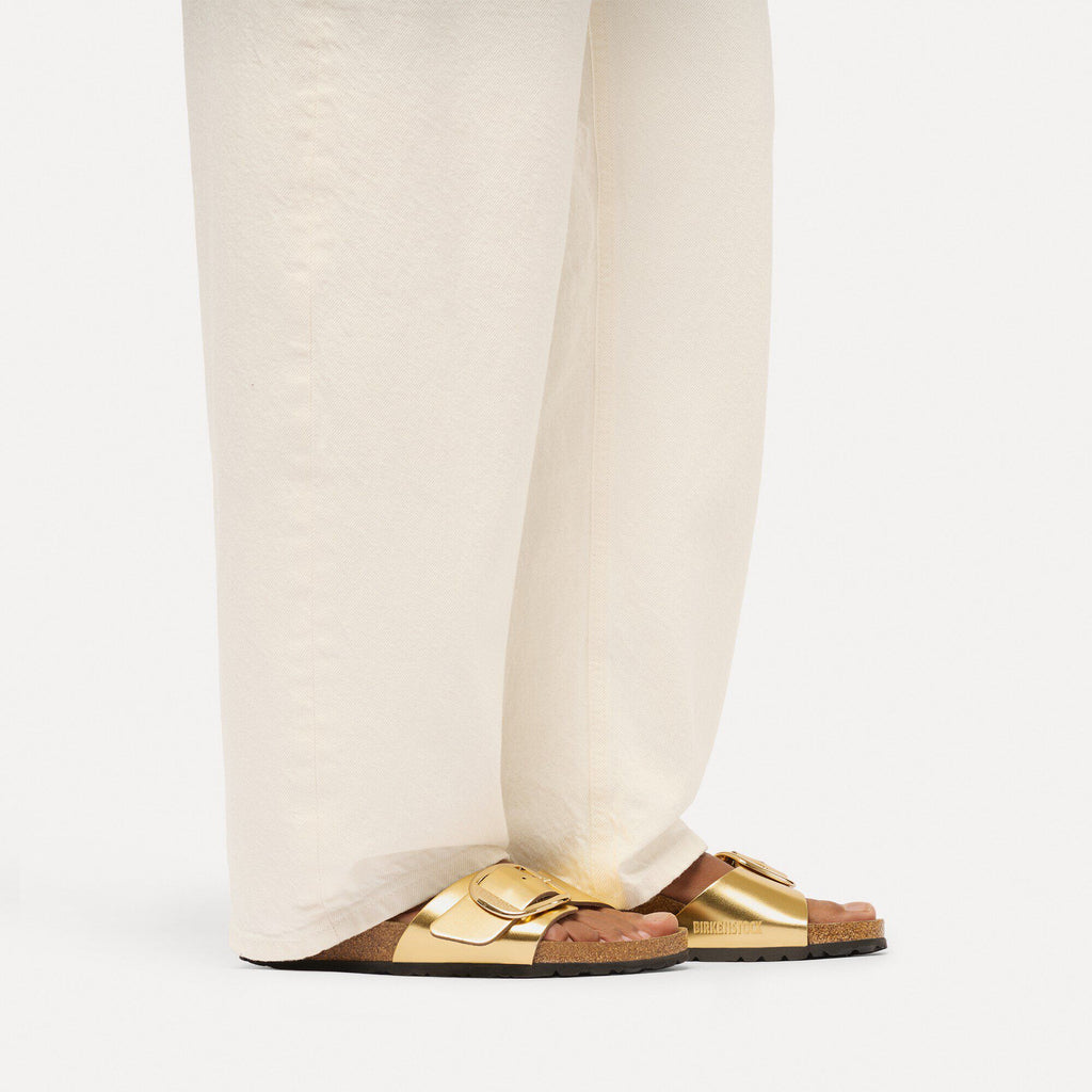 Madrid Big Buckle Natural Leather