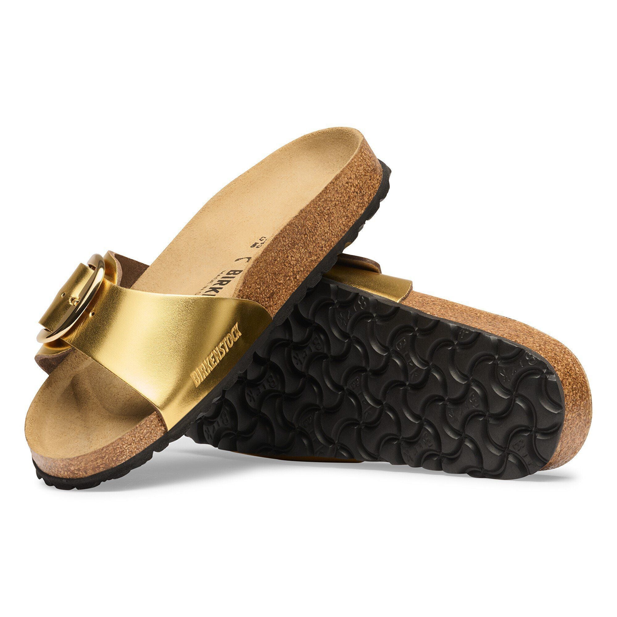 Madrid Big Buckle Natural Leather