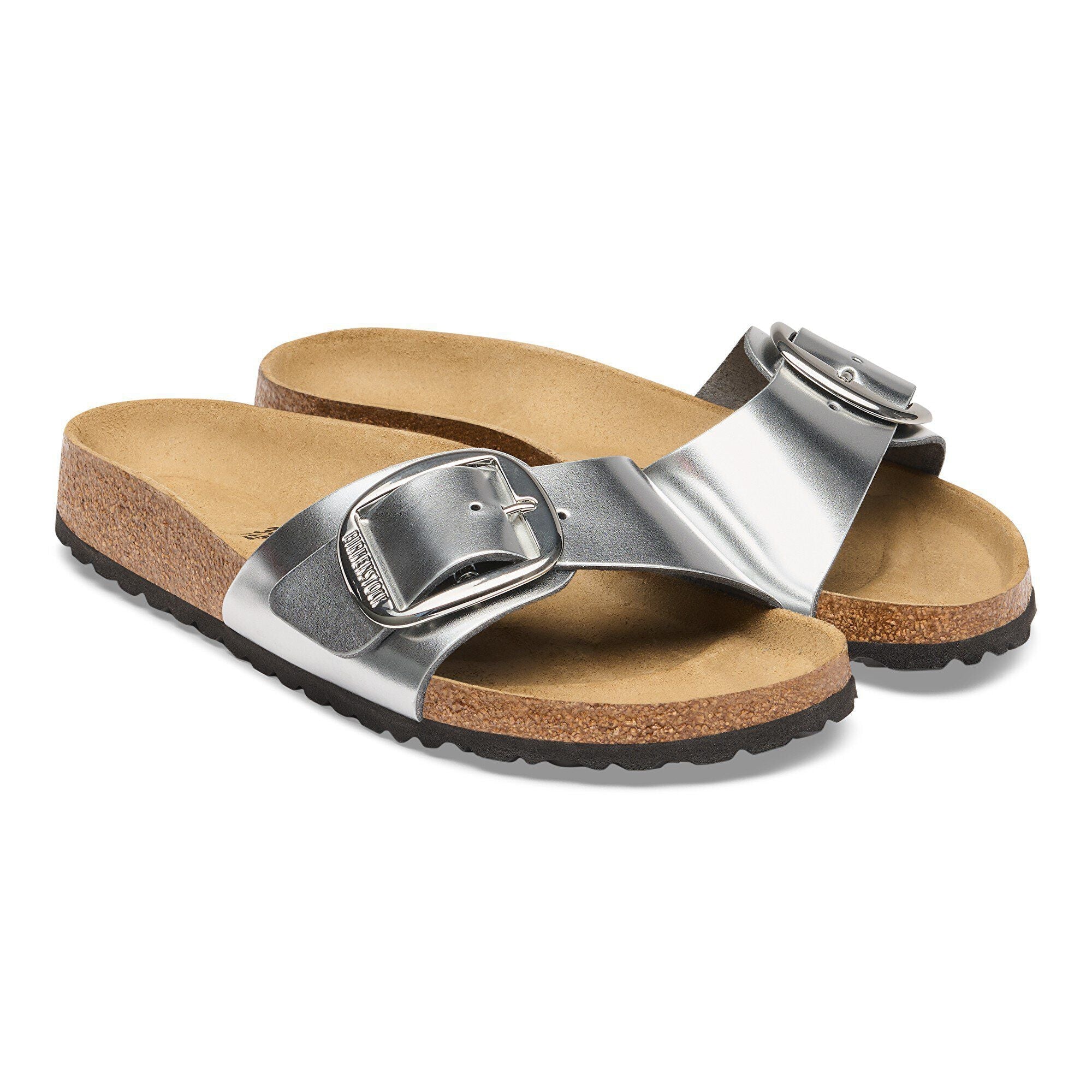 Madrid Big Buckle Natural Leather