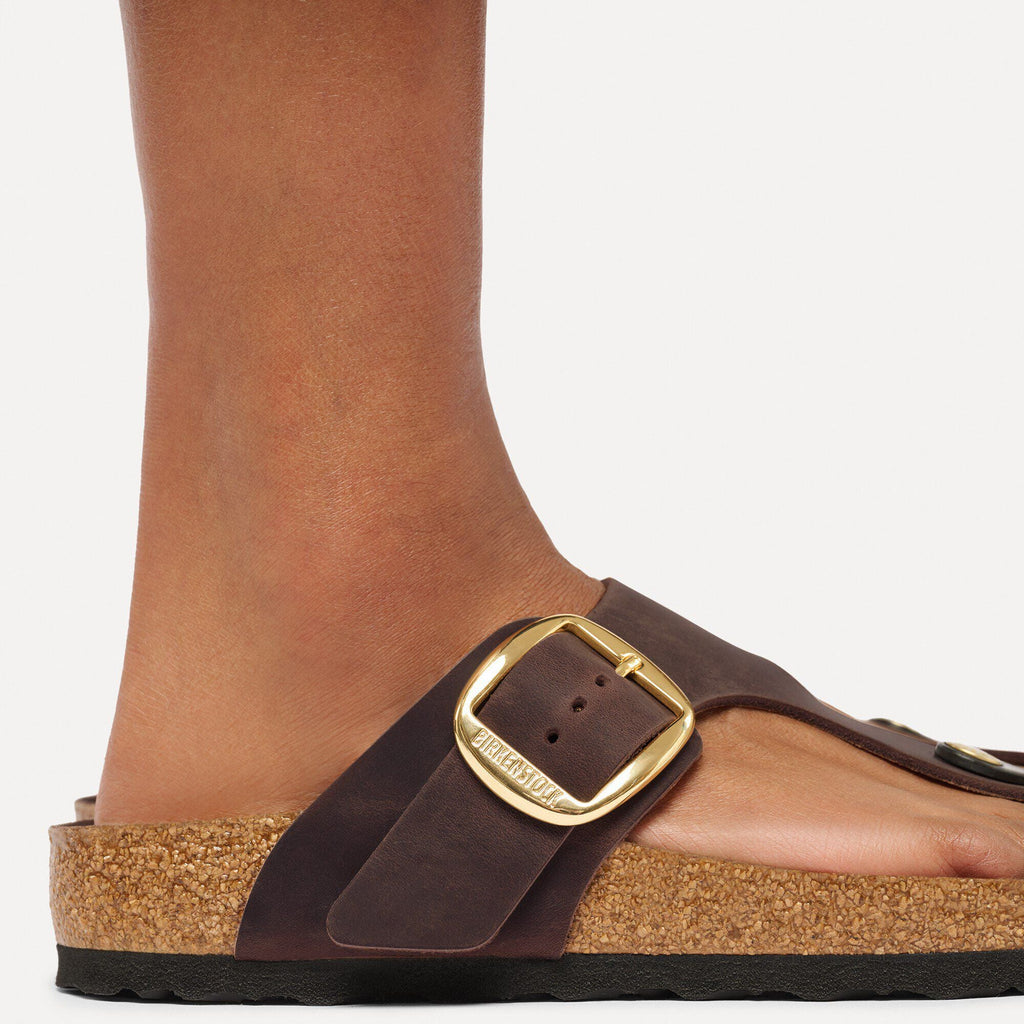 Gizeh Big Buckle Natural Leather Oiled