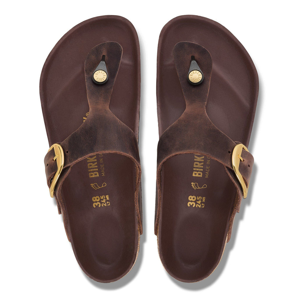 Gizeh Big Buckle Natural Leather Oiled
