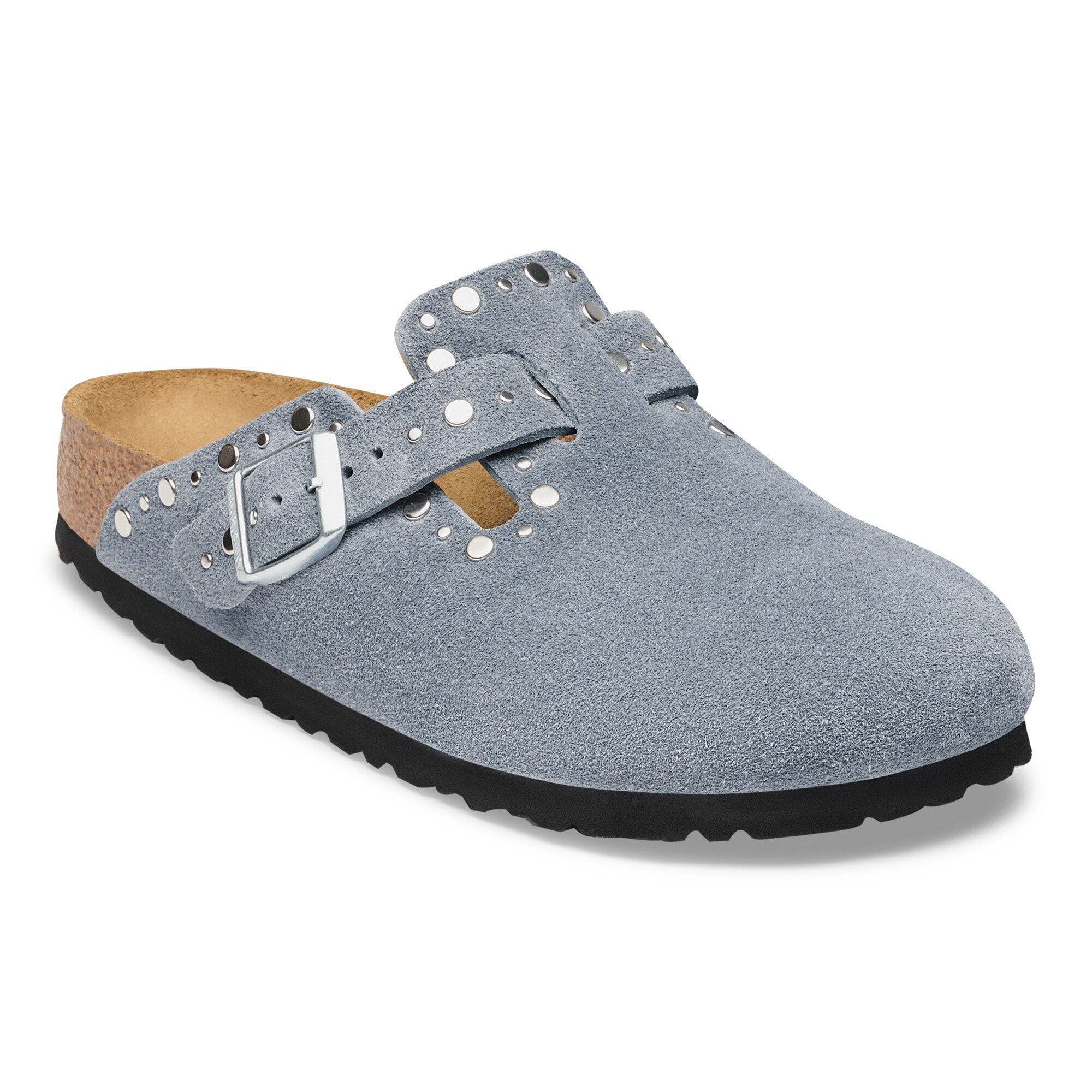 Boston Rivet Suede Leather
