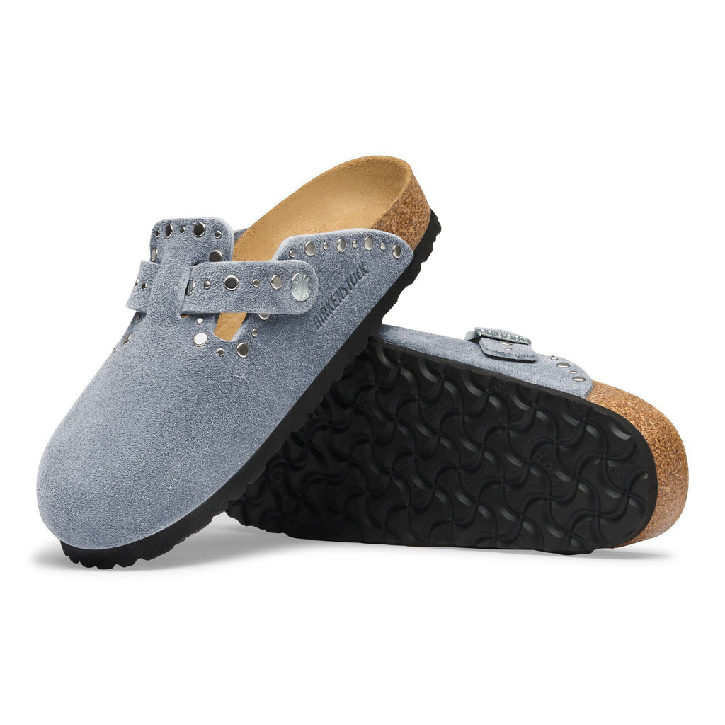 Boston Rivet Suede Leather