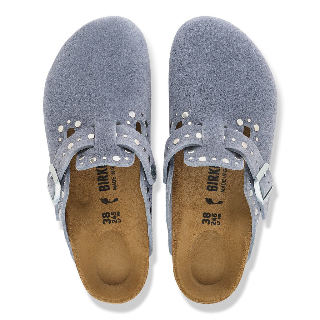 Boston Rivet Suede Leather