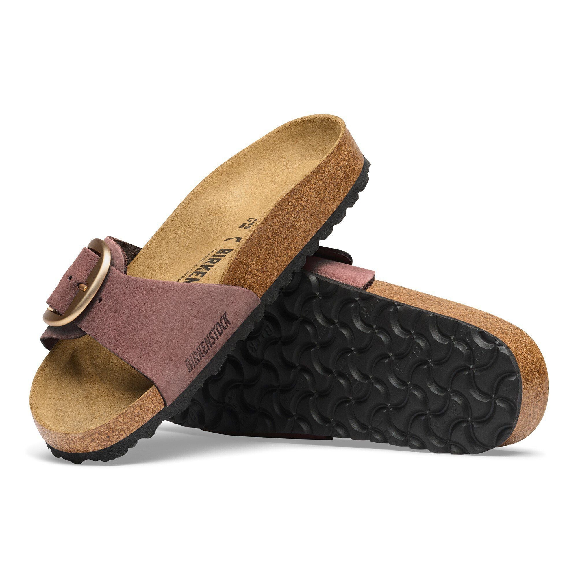 Madrid Big Buckle Nubuck Leather
