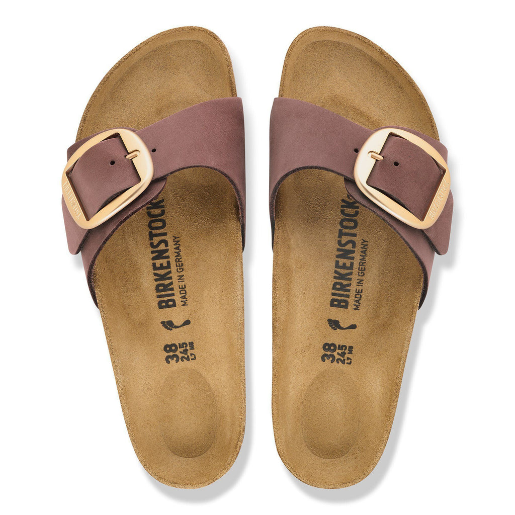 Madrid Big Buckle Nubuck Leather