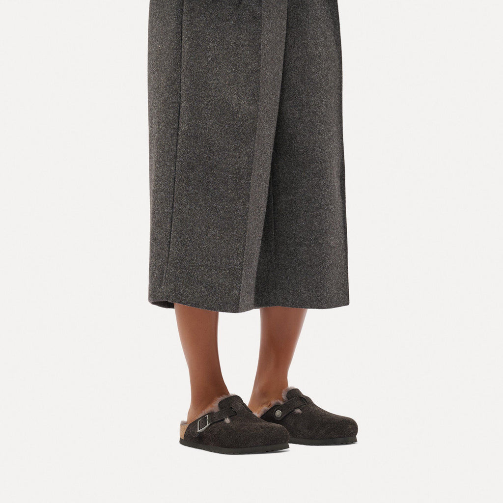 Boston Shearling Suede Leather