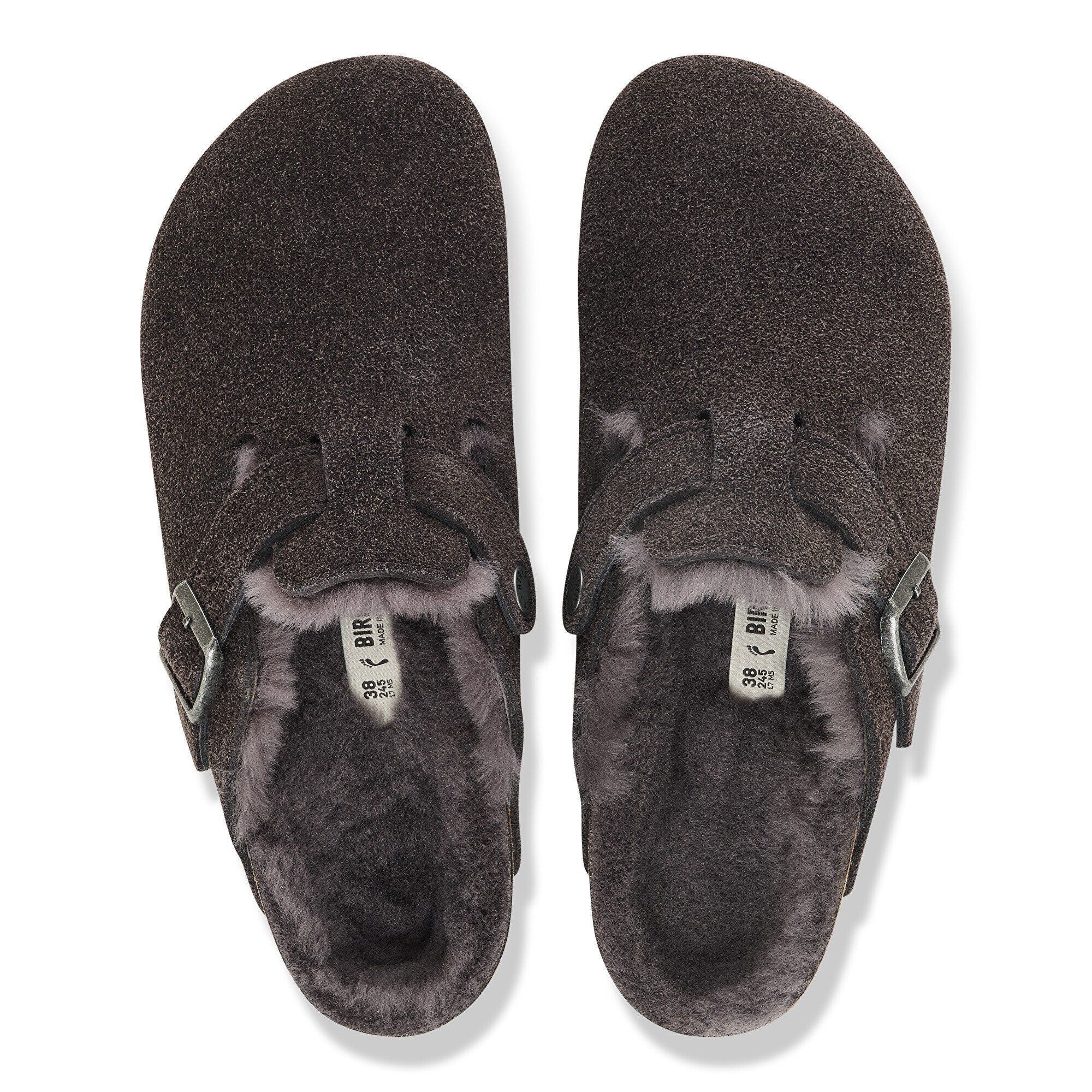 Boston Shearling Suede Leather