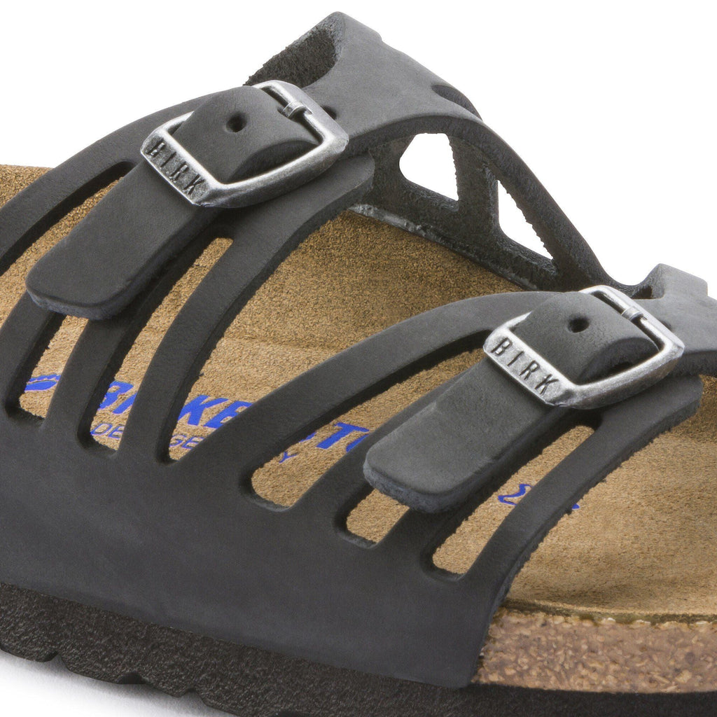 Granada Soft Footbed Oiled Leather Black