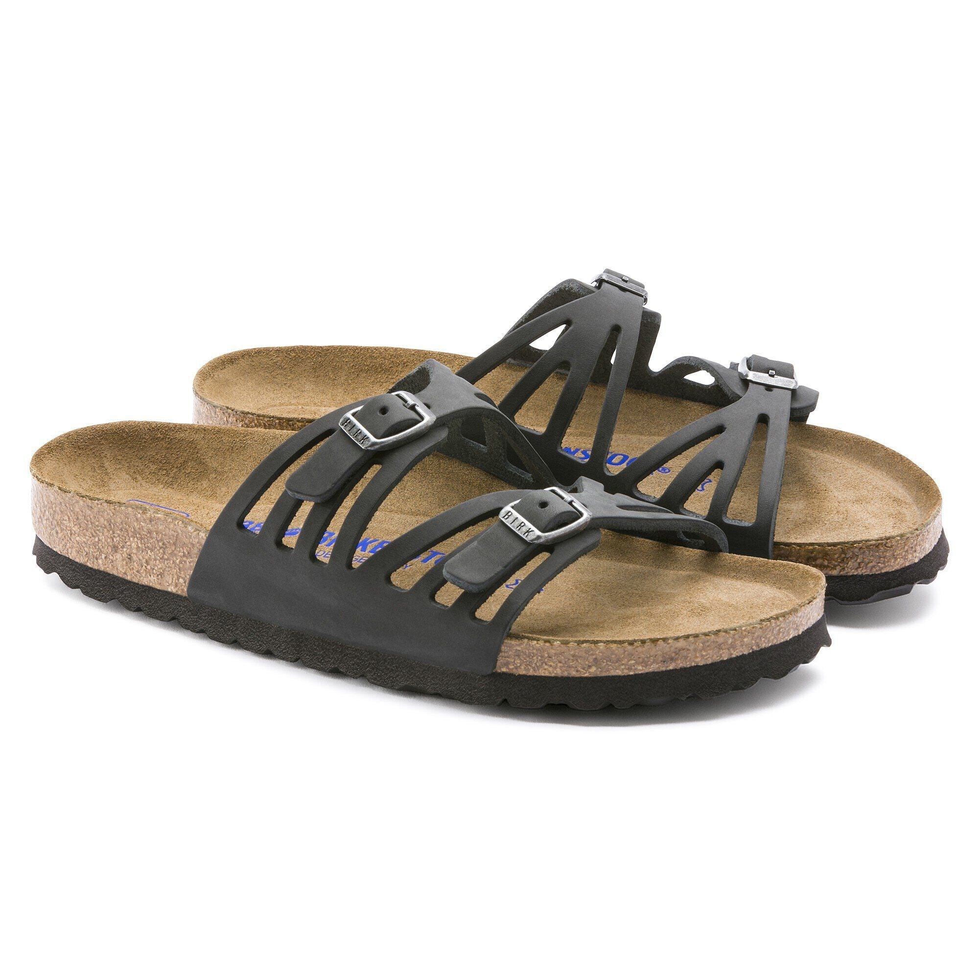 Granada Soft Footbed Oiled Leather Black