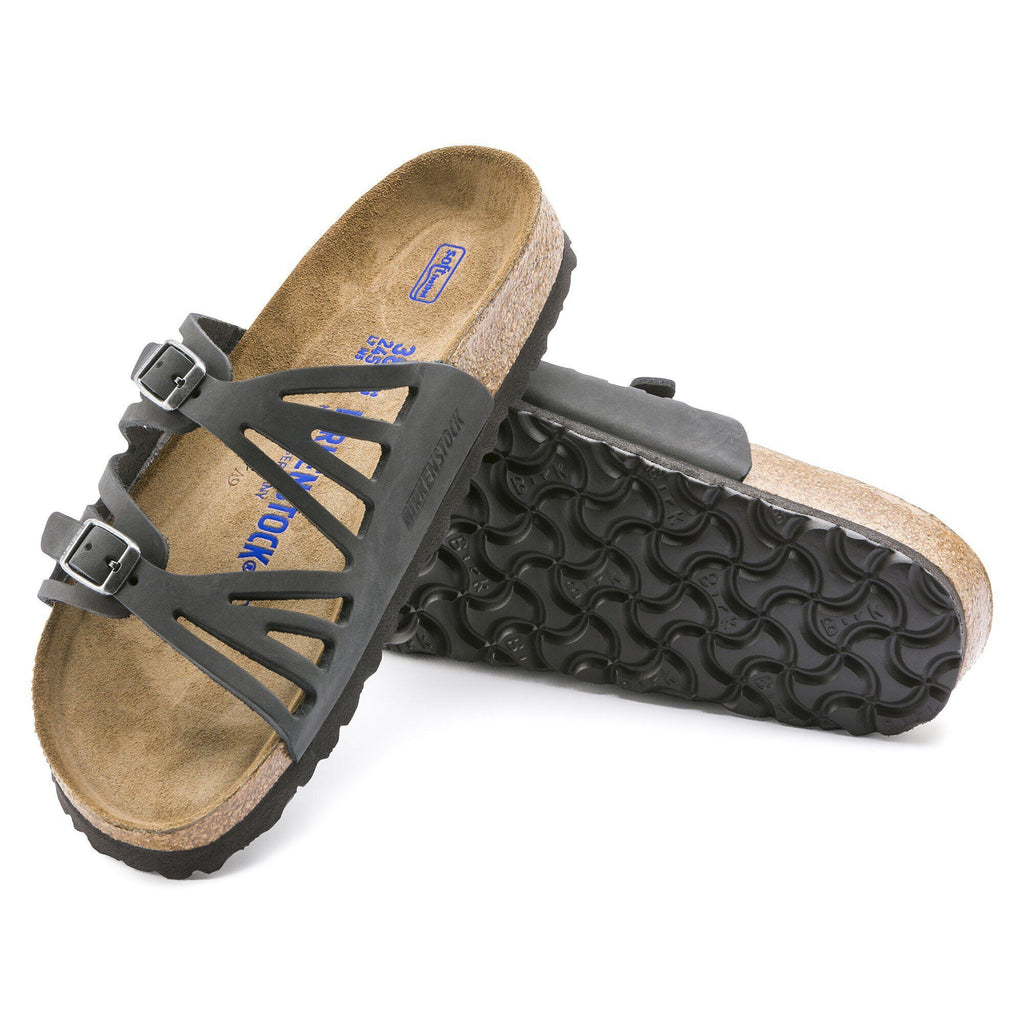 Granada Soft Footbed Oiled Leather Black