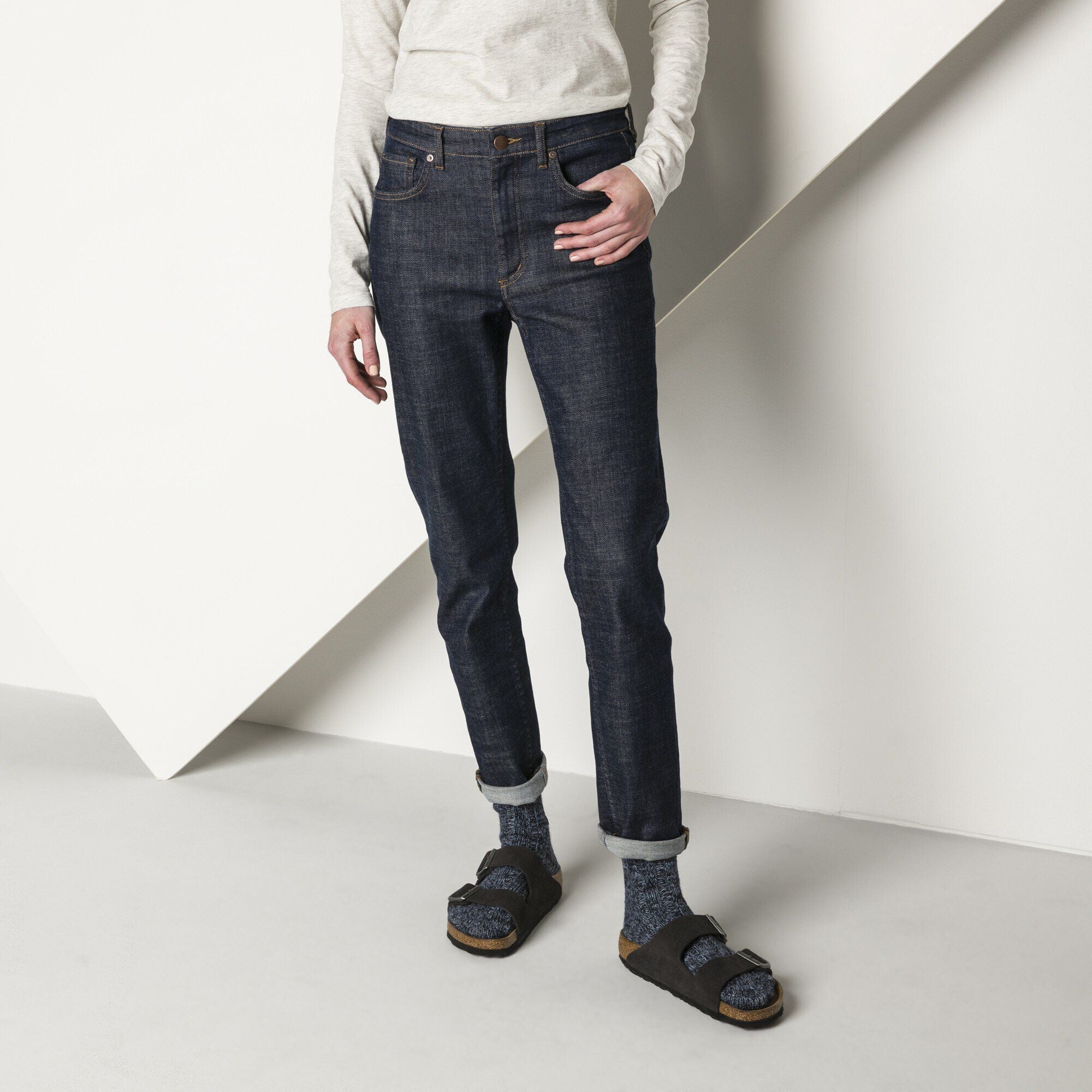 Arizona Soft Footbed Suede Leather Velvet Gray