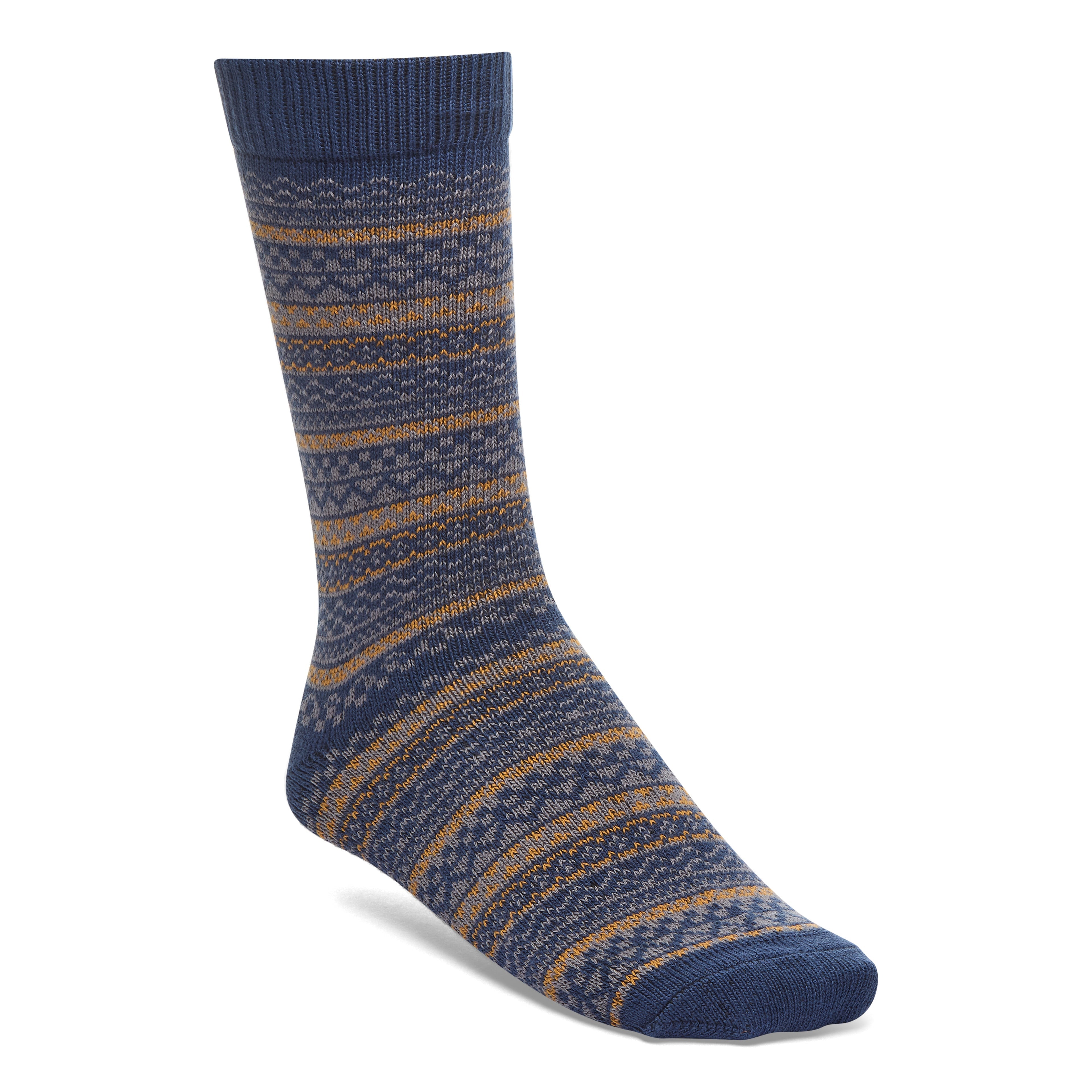 Naples Mink & Cotton Navy Sock